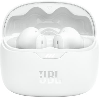 JBL Tune Beam true wireless in-ear høretelefoner (hvid)