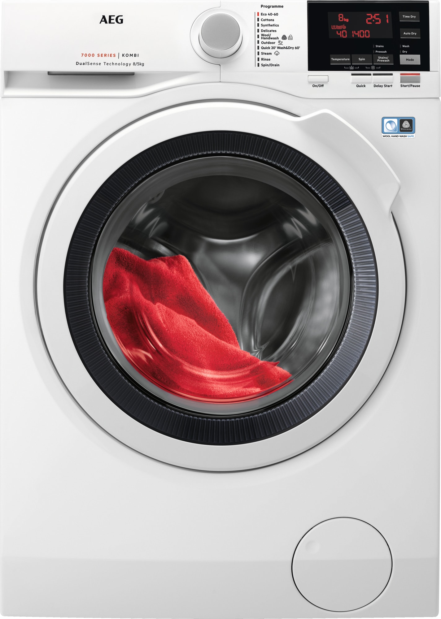 AEG vaskemaskine/tørretumbler L7WBE846G thumbnail