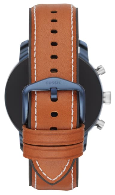 Fossil Q Explorist Gen. 4 smartwatch (steel/blue/tan)
