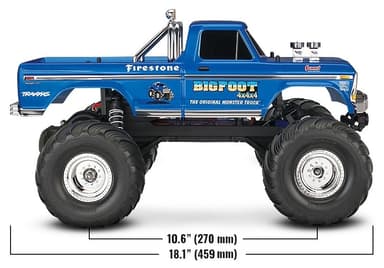 Traxxas BigFoot No.1 1/10 2WD RTR Blå - Komplet
