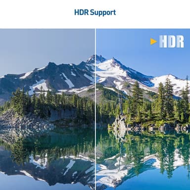 Cable Matters vinklet HDMI-adapter 8K60Hz 4K120Hz HDR 2-pak
