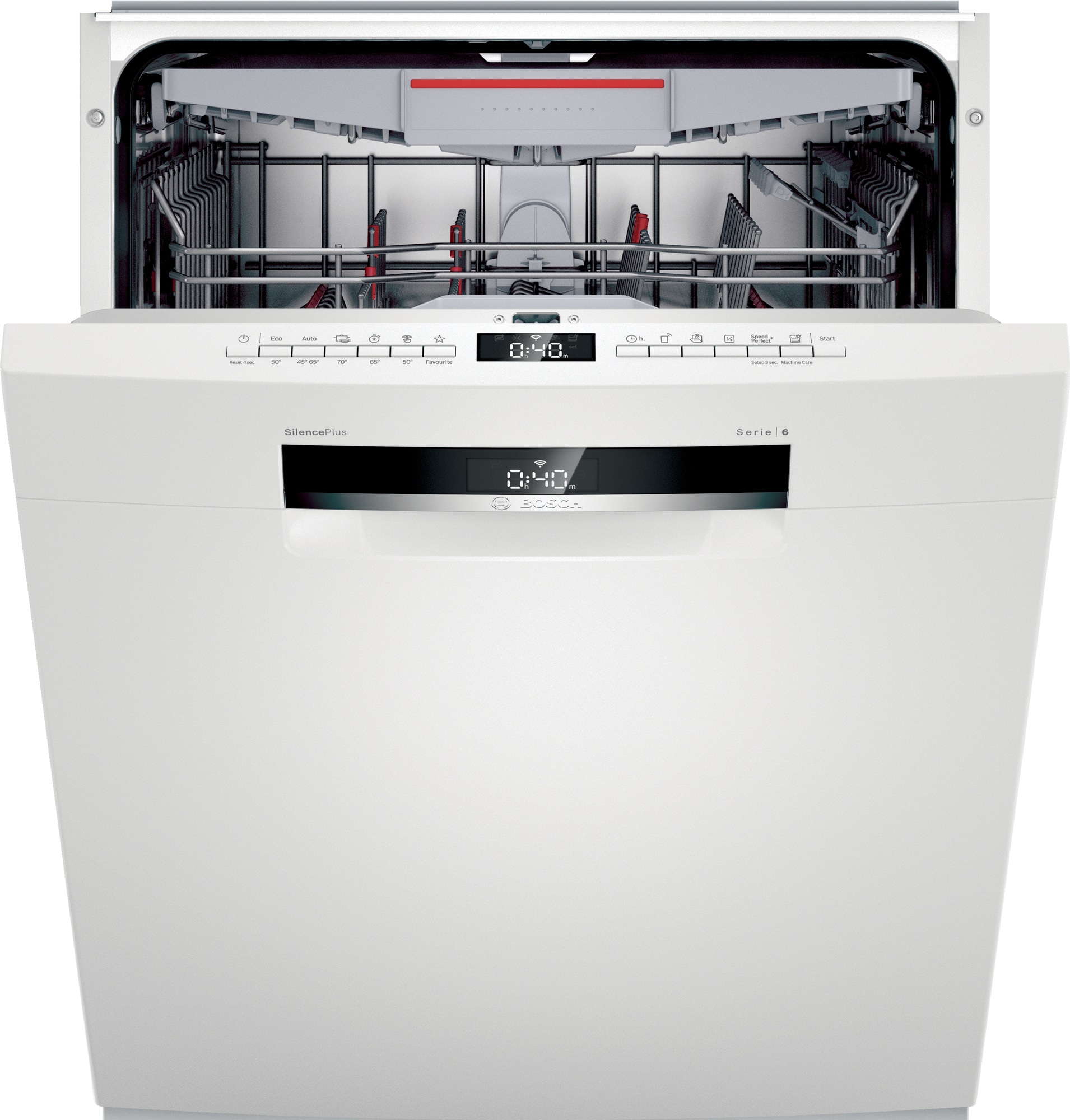 Bosch Serie 6 opvaskemaskine SMU6ECW74S (hvid)