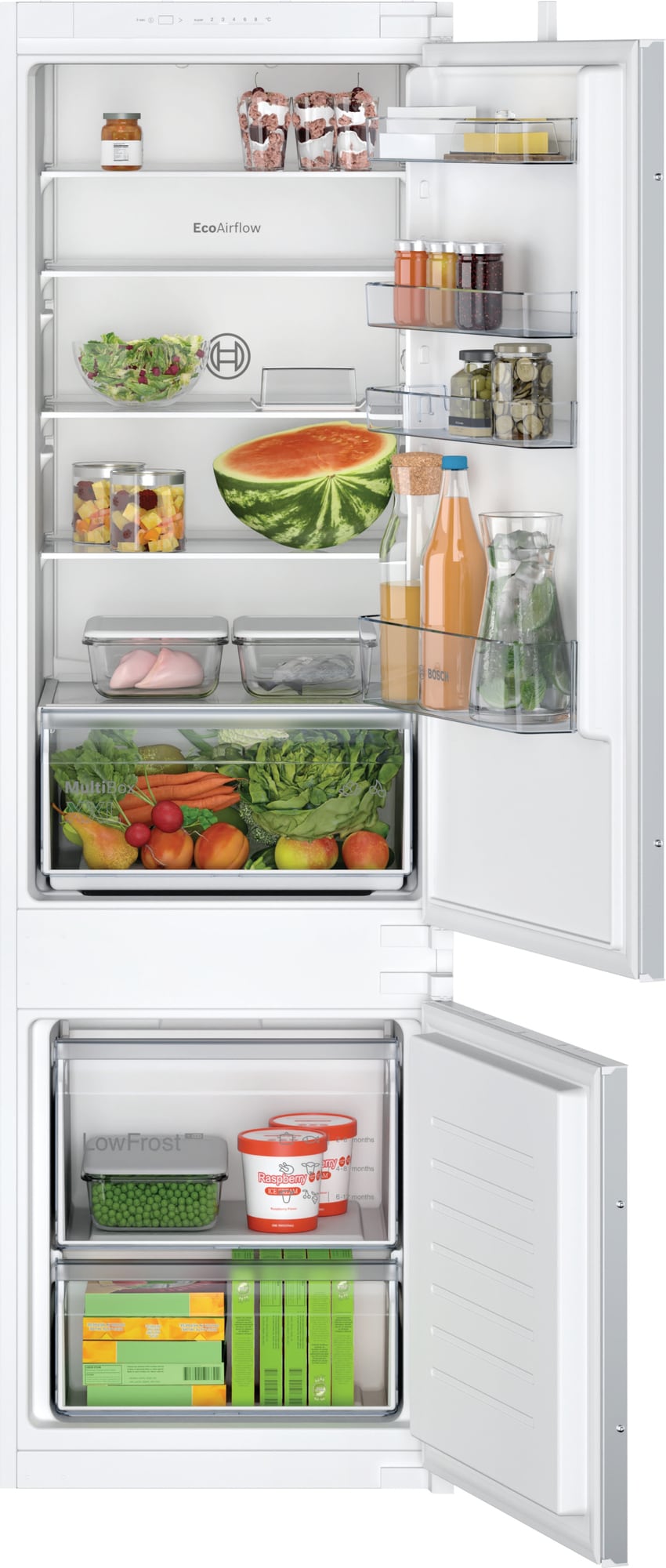 Køleskab med fryser