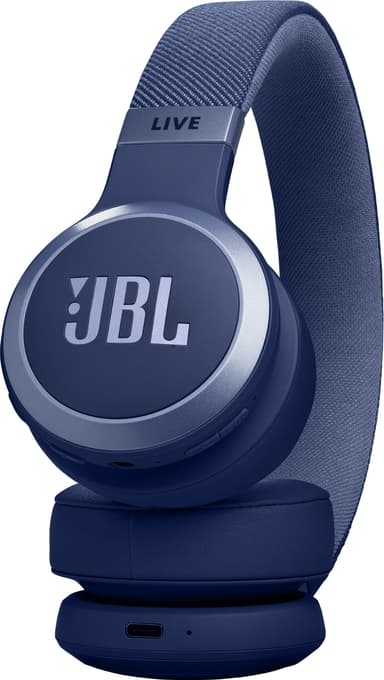 JBL Live 670NC trådløse on-ear høretelefoner (blå)