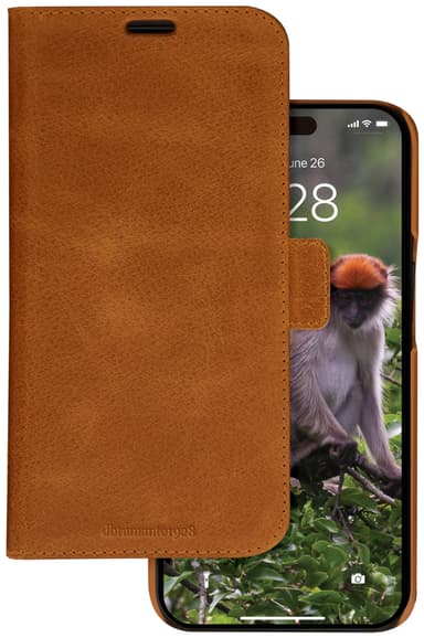 Dbramante1928 Lynge iPhone 15 Pro pungetui (brun)