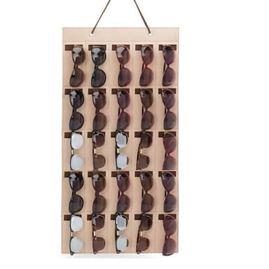 Væghængt brille opbevaring Beige 70x40 cm