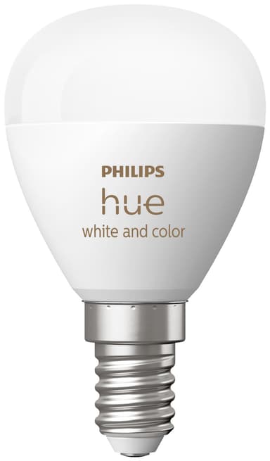 Billede af Philips Hue Luster LED-pære WCA 5.1W P45 E14