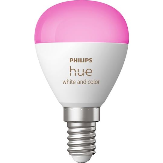 Philips Hue Luster LED-pære WCA 5.1W P45 E14