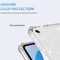 SKALO iPad 10.2 Armor Rainbow Glitter håndtag/stativ Cover -. Hvid