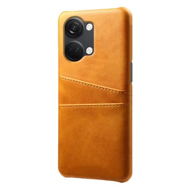 SKALO OnePlus Nord 3 5G / Ace 2V PU-læder Kortholder Cover - Lys brun