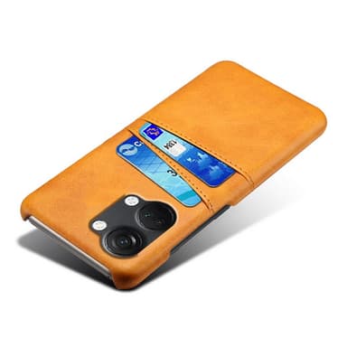 SKALO OnePlus Nord 3 5G / Ace 2V PU-læder Kortholder Cover - Lys brun