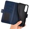 SKALO Sony Xperia 1 V Premium Wallet Flip Cover - Blå