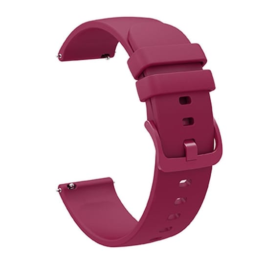 SKALO Silikonearmbånd til Samsung Watch 5 40mm - Vin rød