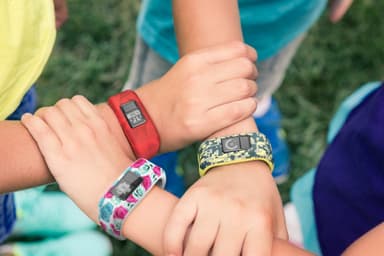 Garmin Vivofit Jr. aktivitetsur - hvid/blomster
