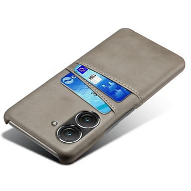 SKALO Asus Zenfone 9 5G PU-læder Kortholder Cover - Grå