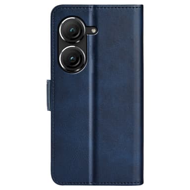 SKALO Asus Zenfone 9 5G Premium Wallet Flip Cover - Blå
