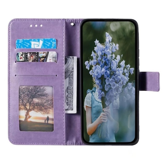 SKALO Sony Xperia 10 V Mandala Flip Cover - Lilla