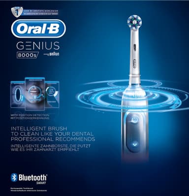 Oral-B Genius 8000S el.-tandbørste GENIUS8000S - hvid