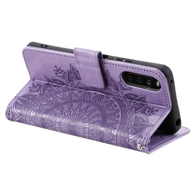SKALO Sony Xperia 10 V Mandala Flip Cover - Lilla