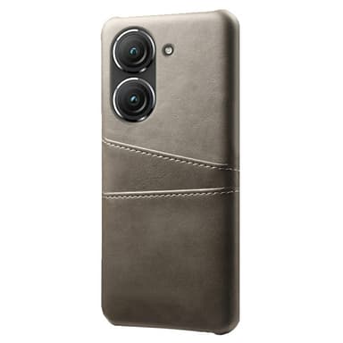 SKALO Asus Zenfone 9 5G PU-læder Kortholder Cover - Grå