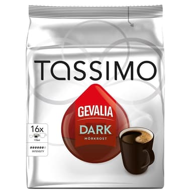Gevalia Tassimo kapsler - mørkristede