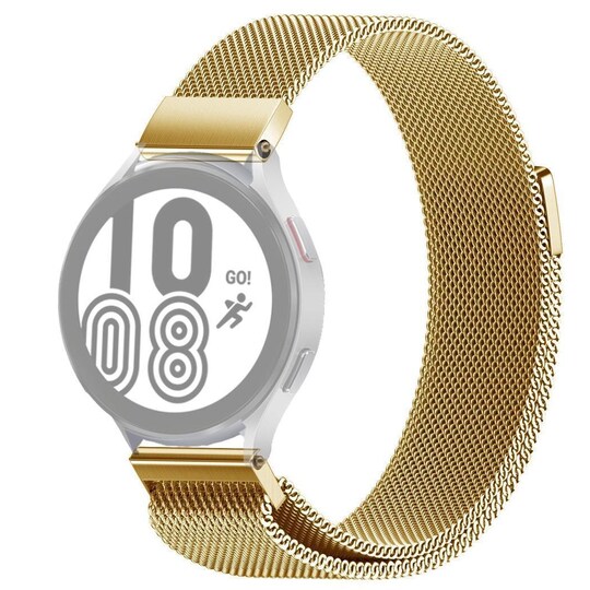 SKALO Milanese Loop til Samsung Watch 4 Classic 46mm - Guld