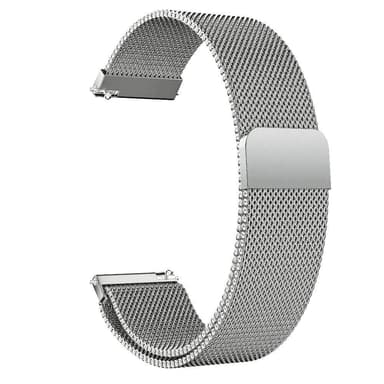 SKALO Milanese Loop til Samsung Watch 4 Classic 42mm - Sølv