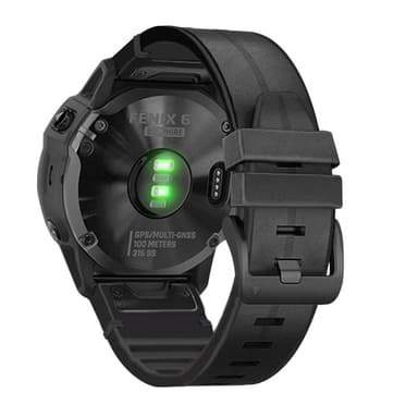 TPU urrem til Garmin Fenix 6 22mm Sort
