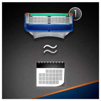 Gillette Fusion skraber + 2 barberblade 851263