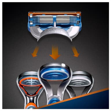Gillette Fusion skraber + 2 barberblade 851263