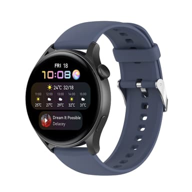 Officiel Sliver Buckle Armbåndsurrem til Huawei Watch 4 Pro Grå