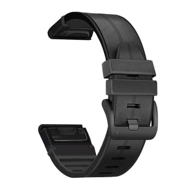 TPU urrem til Garmin Fenix 6 22mm Sort