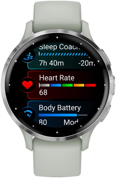 Garmin Venu 3S smartwatch (grågrøn)