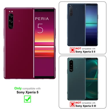 Sony Xperia 5 Pungetui Cover Case (Rød)