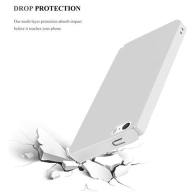 iPhone 5 / 5S / SE 2016 Cover Etui Case (Sølv)