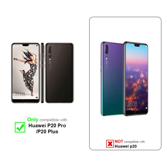 Huawei P20 PRO / P20 PLUS Pungetui Cover Case (Sort)