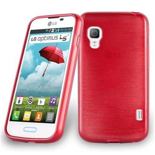 LG L5 II (2. SIM) Cover Etui Case (Rød)