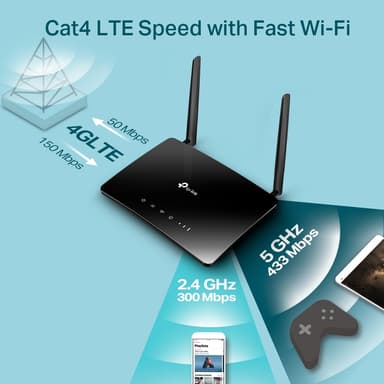 TP-Link Archer MR200 4G CAT 4 WiFi 5 router