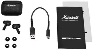 Marshall Motif II A.N.C. helt trådløse in-ear høretelefoner (sort)