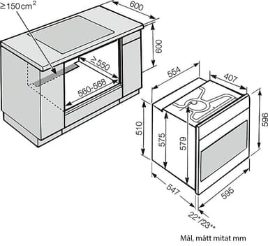 Miele indbygningsovn H2561BP