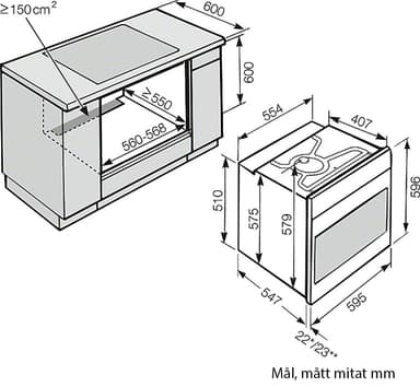 Miele indbygningsovn H 6160 BP