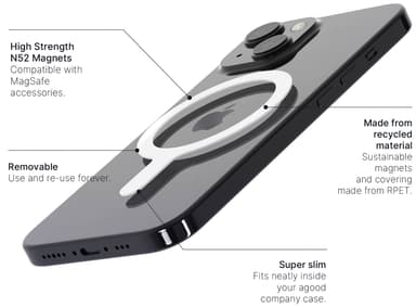 A Good Company MagSafe-ring (hvid)