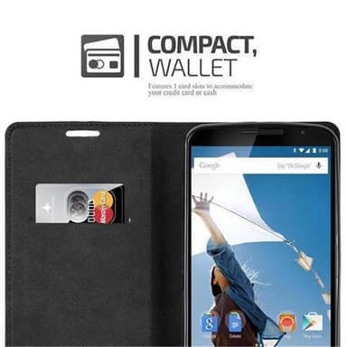 Cover Motorola Google NEXUS 6 Etui Case (Sort)