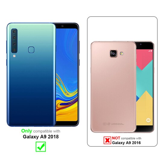 Samsung Galaxy A9 2018 Cover Etui Case (Rød)