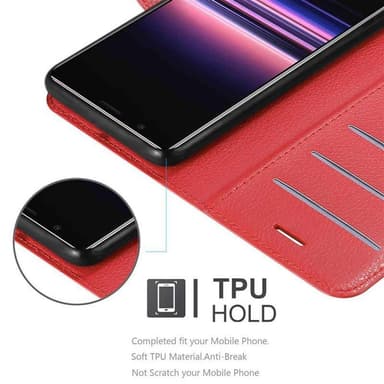 Sony Xperia 5 Pungetui Cover Case (Rød)