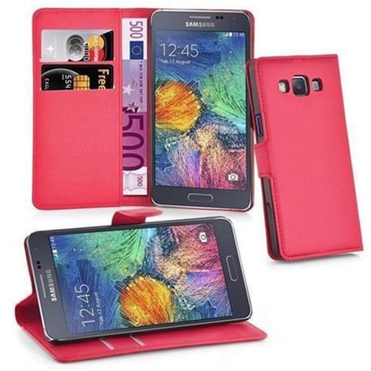 Samsung Galaxy A7 2015 Pungetui Cover Case (Rød)