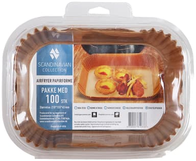 Scandinavian Collection airfryer bagepapir (100stk.) 5740007810336