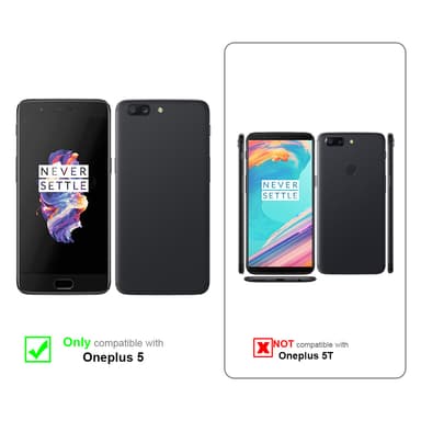 OnePlus 5 Etui Cover Kæde (Rød)