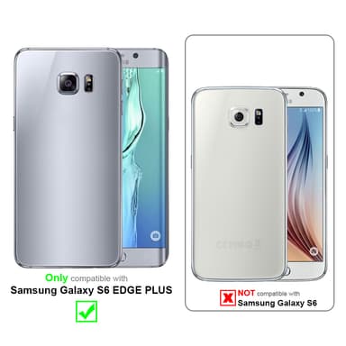Samsung Galaxy S6 EDGE PLUS Pungetui Cover Case (Sort)