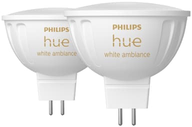 Philips Hue WA MR16 LED-pære 5,1 W 2pk thumbnail